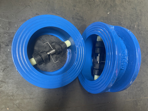 对夹式止回阀电镀板HT200体EPDM座3